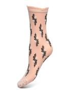Oroblu Flowering Socks 20 Lingerie Socks Regular Socks Pink Oroblu