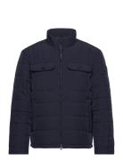 Channel Quilted Jacket Quiltet Jakke Blue GANT