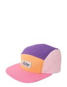 Block Block Pink/Purple 5 Accessories Headwear Caps Multi/patterned Li...
