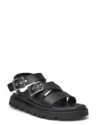 Rebecca Buckle Flade Sandaler Black Shoe The Bear