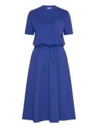 Dresses Knitted Knælang Kjole Blue Esprit Casual