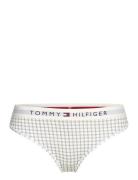 Thong Print G-streng Undertøj Cream Tommy Hilfiger