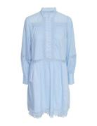 Yasvicca Ls Dress S. Kort Kjole Blue YAS