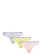 3 Pack Thong  G-streng Undertøj Yellow Tommy Hilfiger