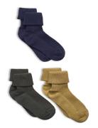 Baby Sock Rib  Socks & Tights Baby Socks Blue Minymo