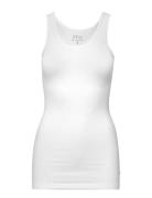 Clarice Top Tops T-shirts & Tops Sleeveless White Minus