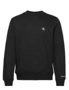 Ck Essential Reg Cn Tops Sweatshirts & Hoodies Sweatshirts Black Calvi...