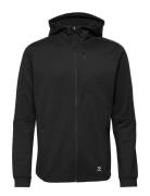 Hmltropper Zip Hoodie Sport Sweatshirts & Hoodies Hoodies Black Hummel