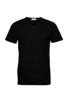 Ilmo Bamboo T-Shirt Tops T-Kortærmet Skjorte Black FRENN