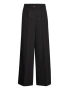 Nagina Bukser Bottoms Trousers Wide Leg Black Minus