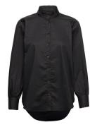 Mojokb Shirt Tops Shirts Long-sleeved Black Karen By Simonsen