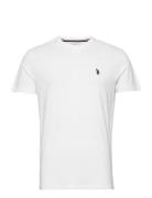 Uspa T-Shirt Arjun Men Tops T-Kortærmet Skjorte White U.S. Polo Assn.