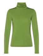Ellisgz Ls Rollneck Tops T-shirts & Tops Long-sleeved Green Gestuz