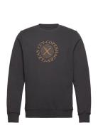 Damon Crewneck Tops Sweatshirts & Hoodies Sweatshirts Black Clean Cut ...