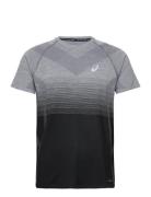 Seamless Ss Top Sport T-Kortærmet Skjorte Black Asics