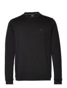 Salbo Curved Sport Sweatshirts & Hoodies Sweatshirts Black BOSS