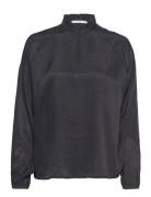 Blouses Woven Tops Blouses Long-sleeved Black EDC By Esprit