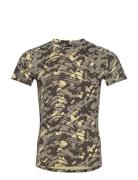 Tf Aop Tee Sport T-Kortærmet Skjorte Multi/patterned Adidas Performanc...