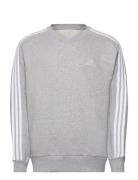 M 3S Ft Swt Sport Sweatshirts & Hoodies Sweatshirts Grey Adidas Sports...