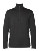 Men Original Ls Half Zip Sport Sweatshirts & Hoodies Sweatshirts Black...