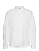 Blouses Woven Tops Blouses Long-sleeved White Esprit Collection