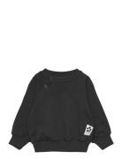 Basic Solid Sweatshirt Tops Sweatshirts & Hoodies Sweatshirts Black Mi...