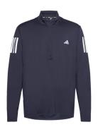 Otr 1/4 Zip Sport Sweatshirts & Hoodies Sweatshirts Navy Adidas Perfor...