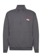 Cl Ae 1/4 Zip Sport Sweatshirts & Hoodies Sweatshirts Grey Reebok Clas...