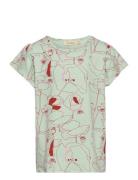 Sghelen Poppy Ss Tee Tops T-Kortærmet Skjorte Multi/patterned Soft Gal...