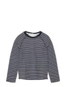 Striped Sweatshirt Tops T-shirts Long-sleeved T-Skjorte Blue Tom Tailo...