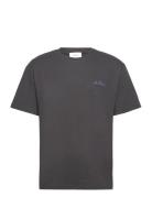 Crew T-Shirt Tops T-Kortærmet Skjorte Black Les Deux