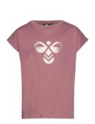 Hmldiez T-Shirt S/S Sport T-Kortærmet Skjorte Pink Hummel