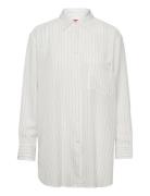 Elodina Tops Shirts Long-sleeved White HUGO