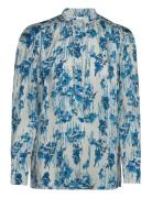 Brandy - Floral Elements Tops Blouses Long-sleeved Multi/patterned Day...