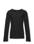 Kognew Only L/S Tee Jrs Noos Tops T-shirts Long-sleeved T-Skjorte Blac...