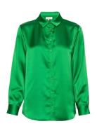 Kayla Shirt Tops Shirts Long-sleeved Green Lollys Laundry