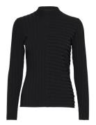 Viscose Pullover Tops Knitwear Jumpers Black Rosemunde