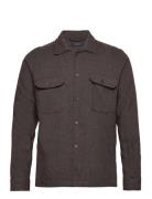 Mahelome Tops Overshirts Brown Matinique