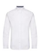 Stretch Poplin Shirt Tops Shirts Casual White Tom Tailor