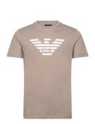 T-Shirt Designers T-Kortærmet Skjorte Beige Emporio Armani
