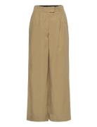 Deri Lyn Trouser Bottoms Trousers Wide Leg Khaki Green AllSaints