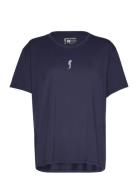 Women’s Relaxed T-Shirt Sport T-shirts & Tops Short-sleeved Navy RS Sp...