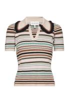 Ganima Tops T-shirts & Tops Short-sleeved Multi/patterned Munthe