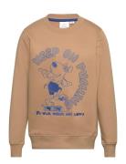 Tnhoward Sweatshirt Tops Sweatshirts & Hoodies Sweatshirts Beige The N...