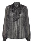 Maplebbalinah Blouse Tops Blouses Long-sleeved Black Bruuns Bazaar