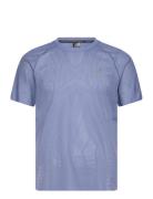 Metarun Ss Top Sport T-Kortærmet Skjorte Blue Asics