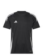 Tiro24 Jersey Sport T-Kortærmet Skjorte Black Adidas Performance