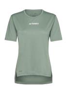 Terrex Multi T-Shirt Sport T-shirts & Tops Short-sleeved Green Adidas ...