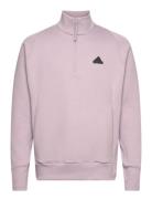 M Z.n.e. H-Zip Sport Sweatshirts & Hoodies Sweatshirts Pink Adidas Spo...