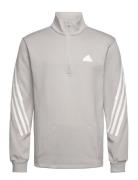 M Fi 3S Halfzip Sport Sweatshirts & Hoodies Sweatshirts Grey Adidas Sp...